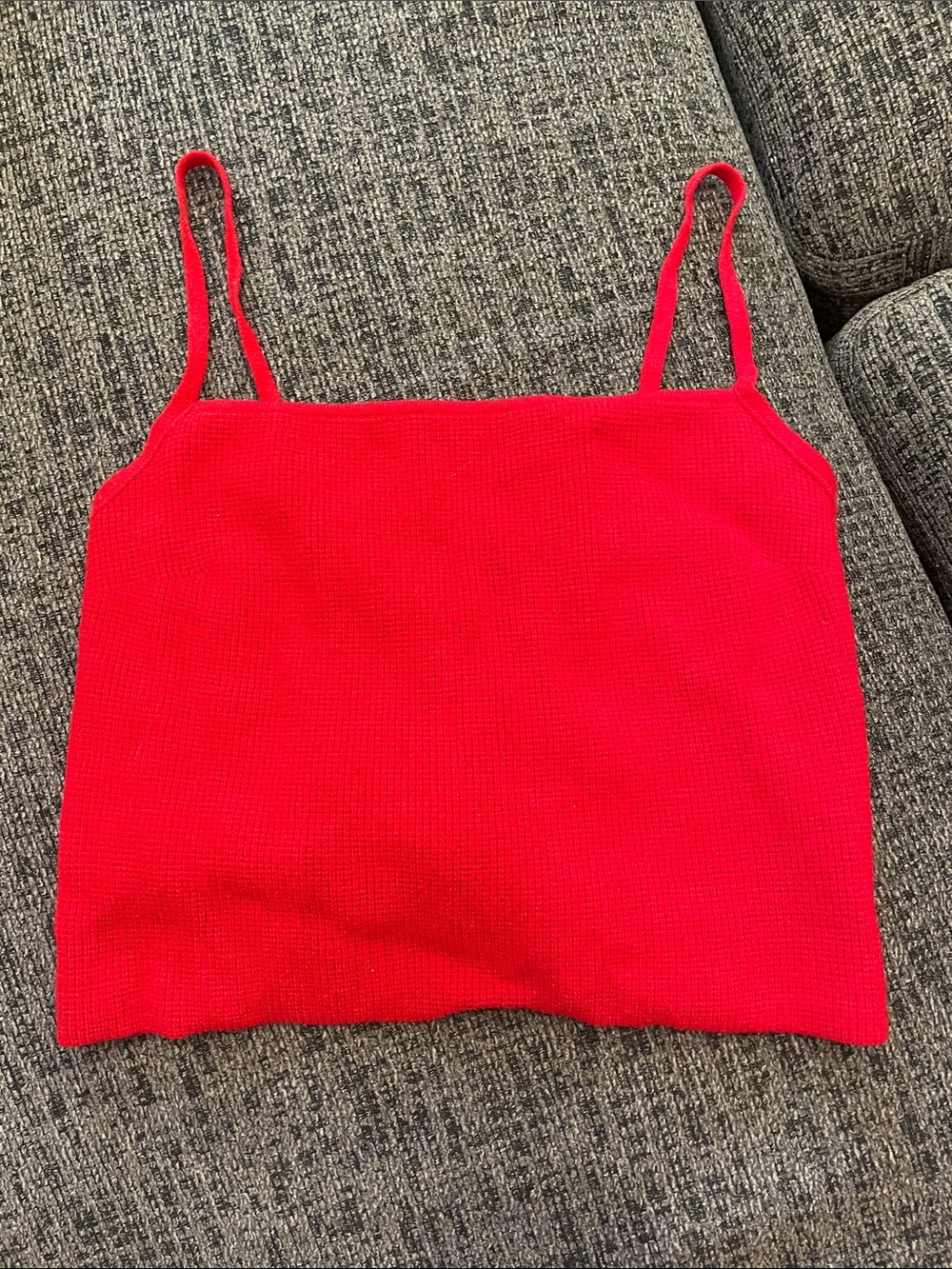 Urban Outfitters Bright Red Knit Cami